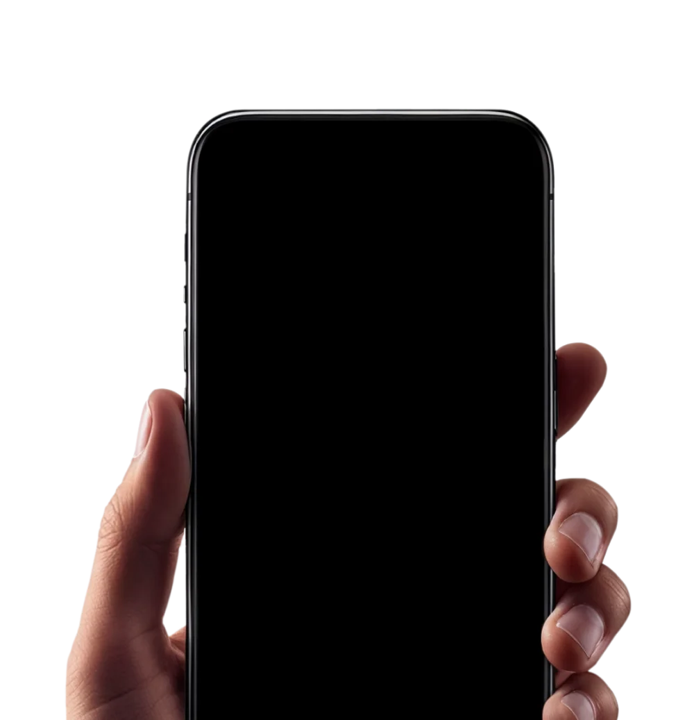 Hand hält Smartphone mit der Trivo Health App